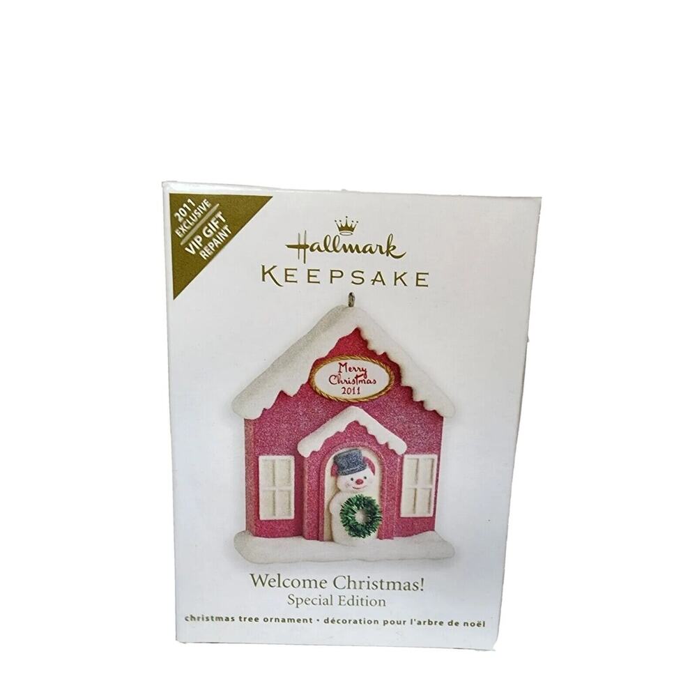 Hallmark Keepsake SPECIAL EDITION Welcome Christmas! 2011 EXCLUSIVE VIP REPAINT